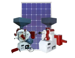 Solar Rice Processing Machine